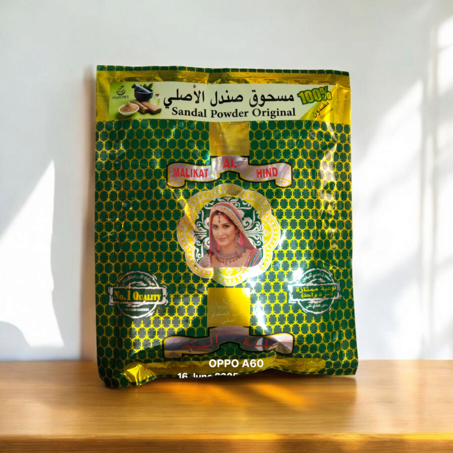 ⁦مسحوق صندل الاصلي ملكة الهند 100 جم⁩ - الصورة ⁦2⁩