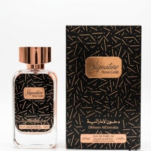 عطر سجنتشر روز جولد ، دخوني ، Signature Rose Gold EDP 100 ML by Dkhoon AlEmiratia