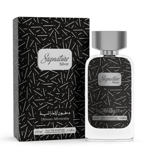 عطر سيجنتشر سيلفر ،دخوني ، Signature Silver EDP 100 ML by Dkhoon AlEmiratia