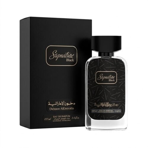 عطر سجنتشر بلاك، دخوني ، Signature Black EDP 100 ML by Dkhoon AlEmiratia